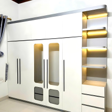 Tủ Quần Áo Ecoplast Cao Cấp Khung S6 Kết Hợp Taet6