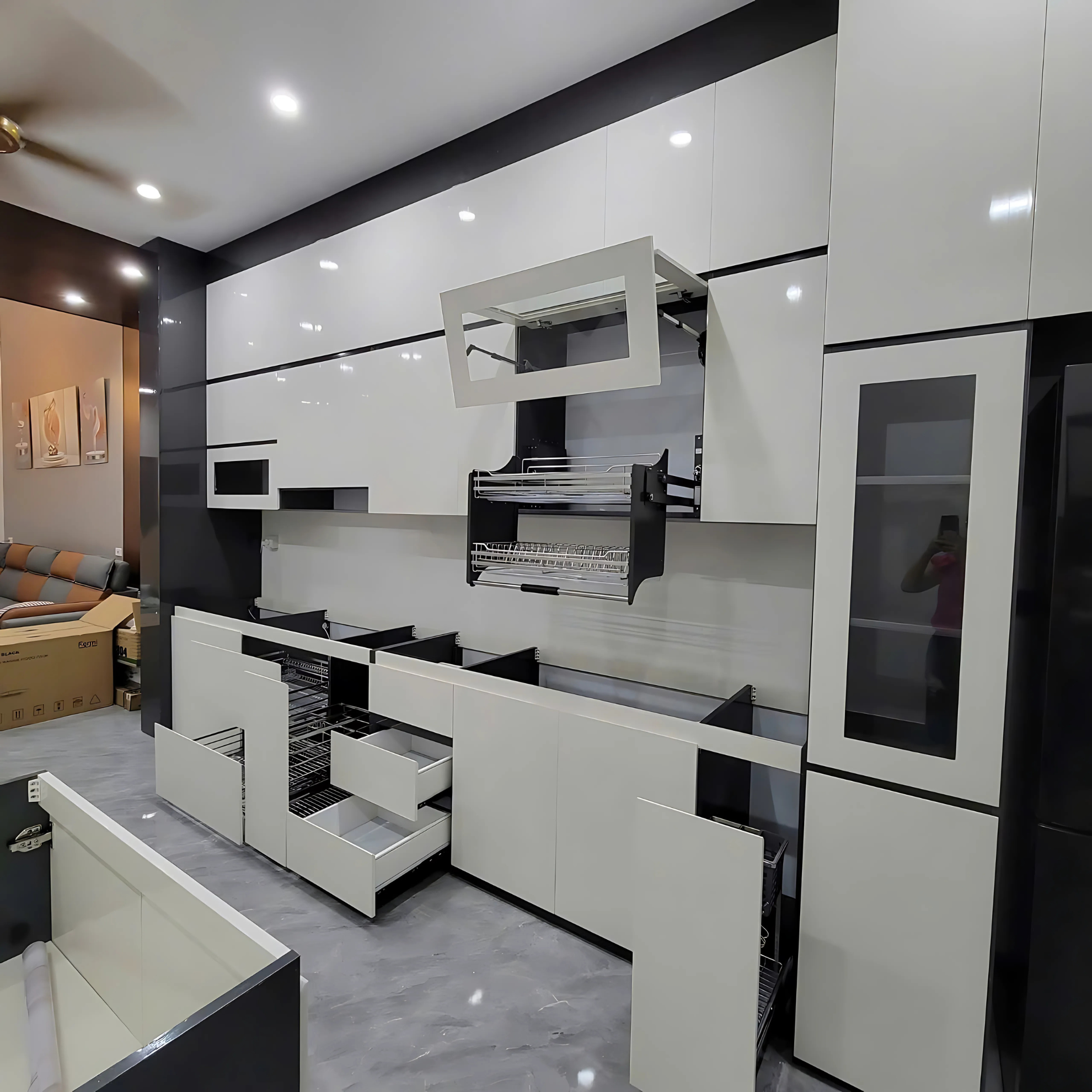 Tủ Bếp Nhựa – TBN4