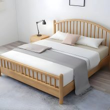 Giường Ngủ Gỗ Sồi Tự Nhiên Cao Cấp, Sang Trọng - GNTN054