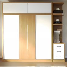 Tủ Quần Áo Cửa Lùa Tone Màu Tươi Sáng Trang Nhã - TAL099